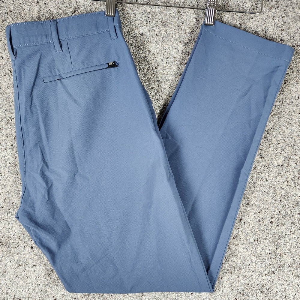 Banana Republic Performance Pants Mens 34x32 China Blue Textured NWT